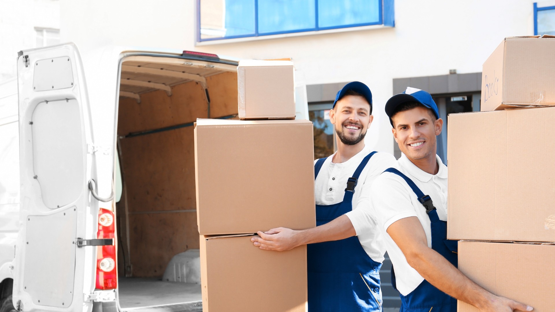 Men hauling commercial junk.